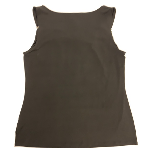 White House Black Market Large draped neck top - Picture 4 of 8